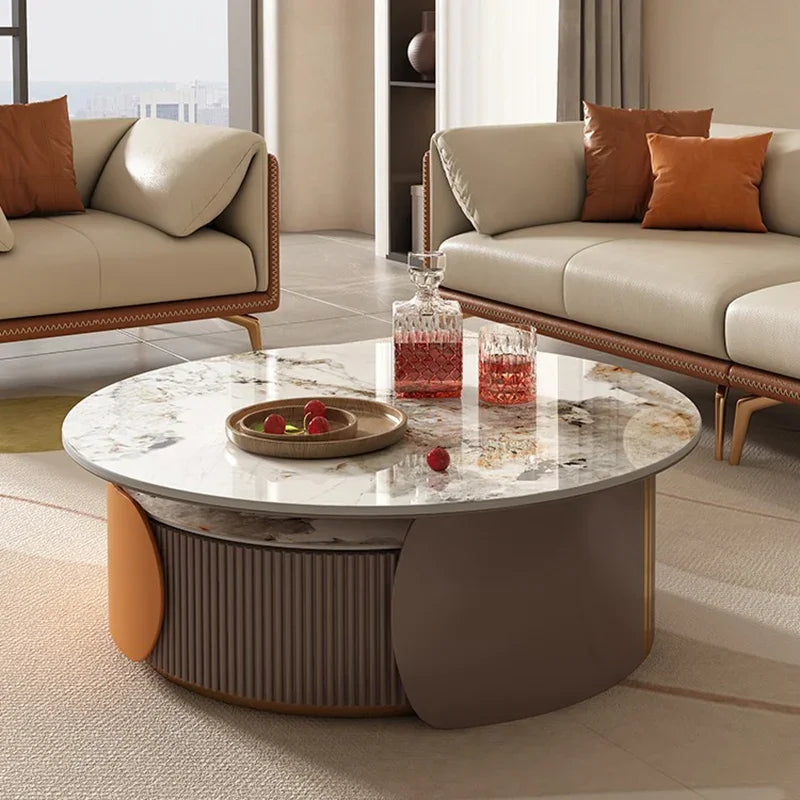 Marble Top Nordic Round Coffee Table