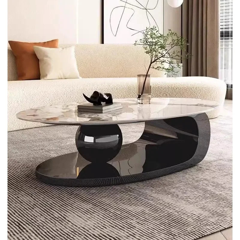 Minimalist Marble Top Coffee Table