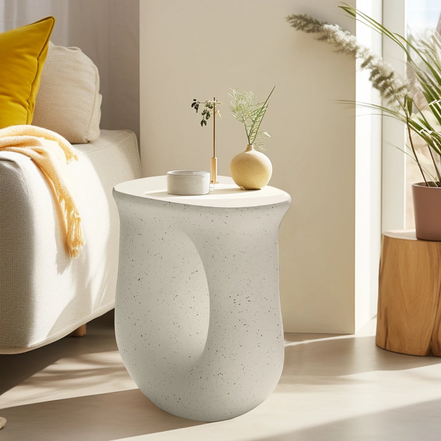 Geometric Side Table