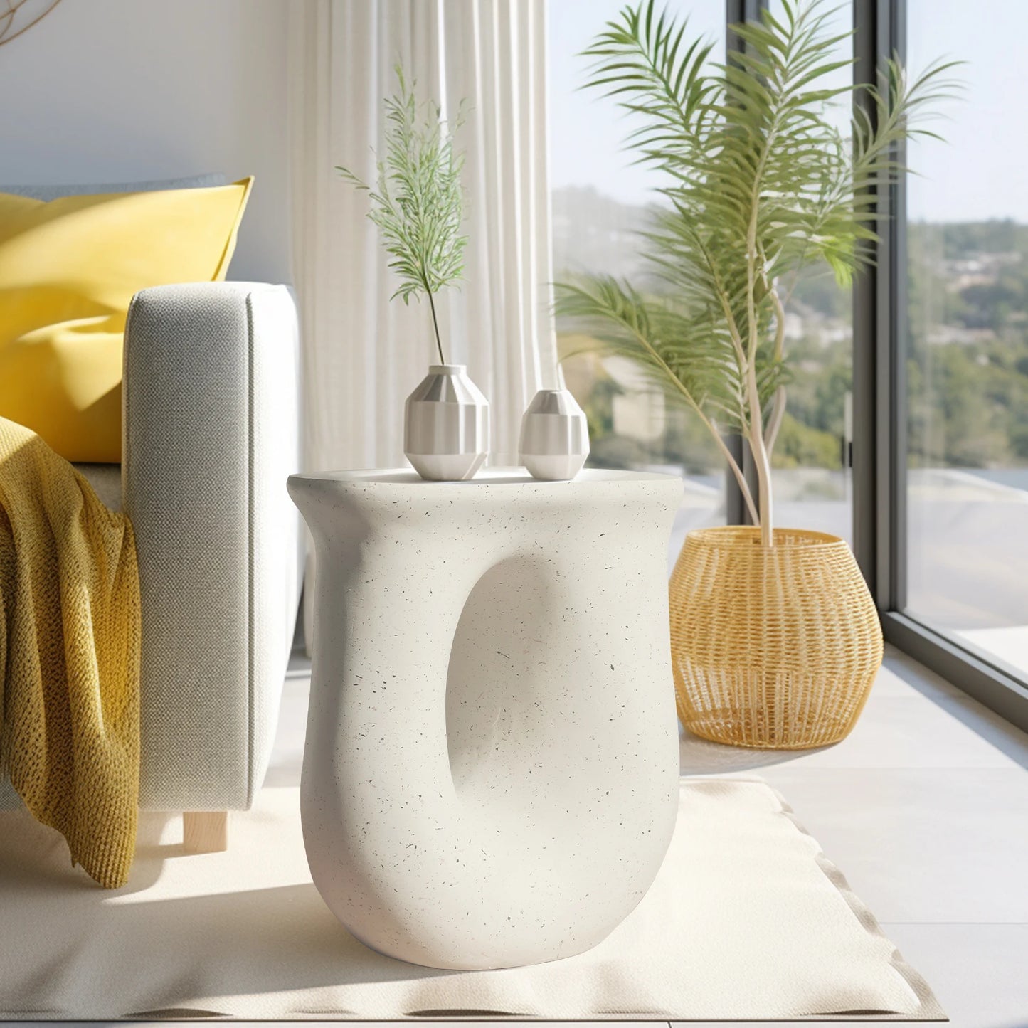 Geometric Side Table