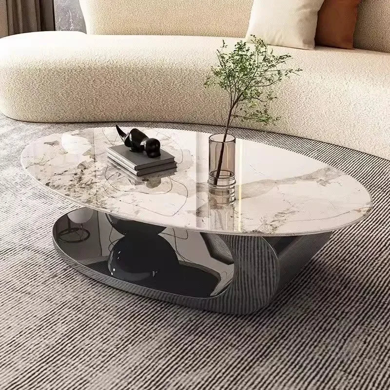Minimalist Marble Top Coffee Table